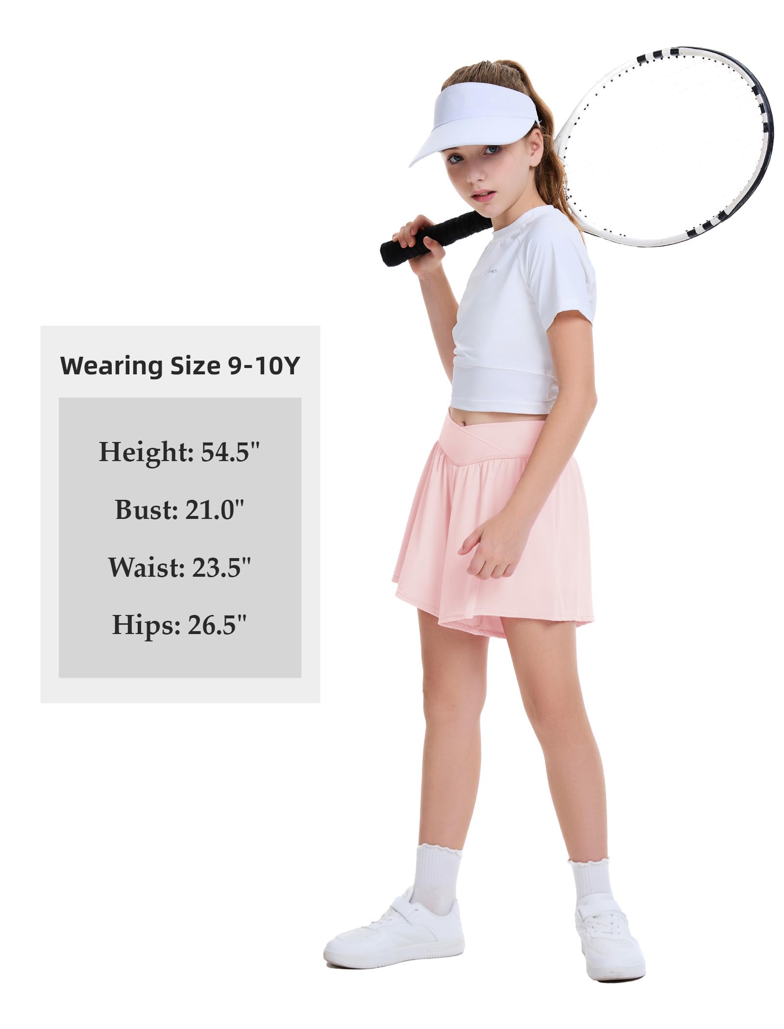 FireSwan Pantalones cortos de mariposa para niñas, pantalones cortos atléticos cruzados con bolsillos, 2 en 1, pantalones cortos para correr, para adolescentes, niñas y jóvenes