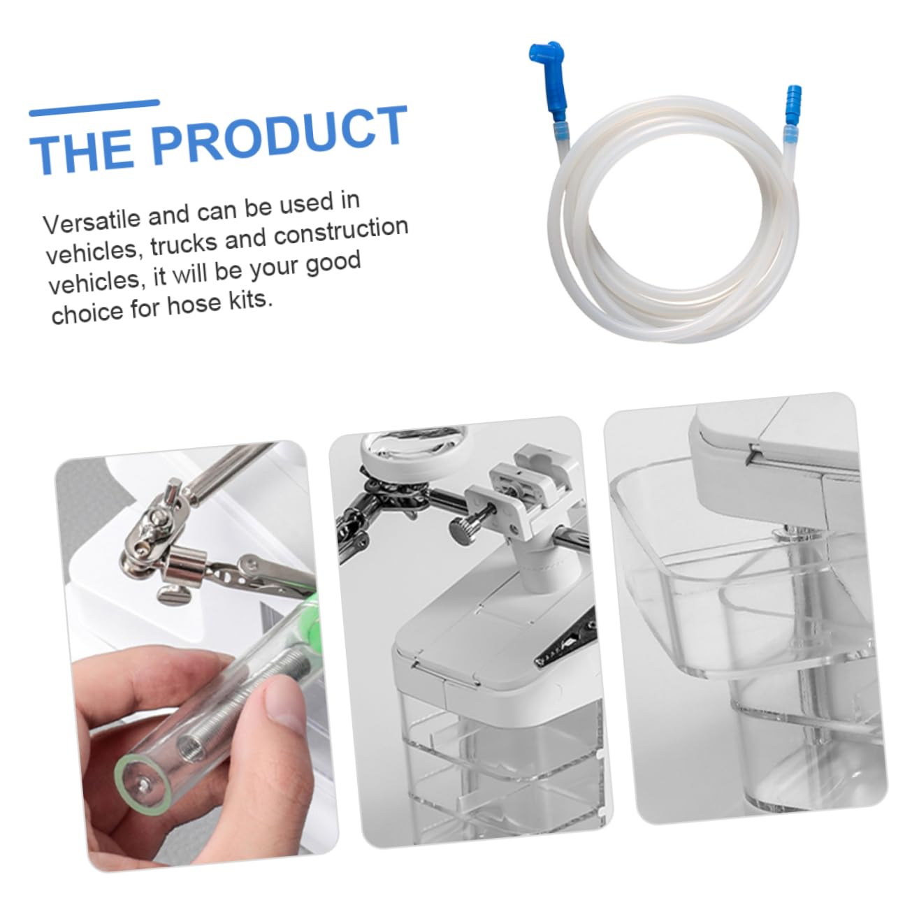 Unomor 1Set Oil Bleeder Connector for Brake Fluid Replacement Durable Hose Quick Air Exchange Tool Easy Operation for Vehicles and Trucks Practical Brake Oil Changing Tool