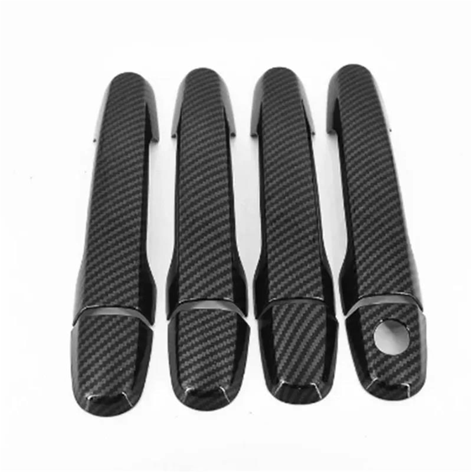 JTWMTY Gloss Black Door Handle Cover Sticker Trim for Corolla for Axio for Altis 2008-2013 Car Accessories(Style 5)