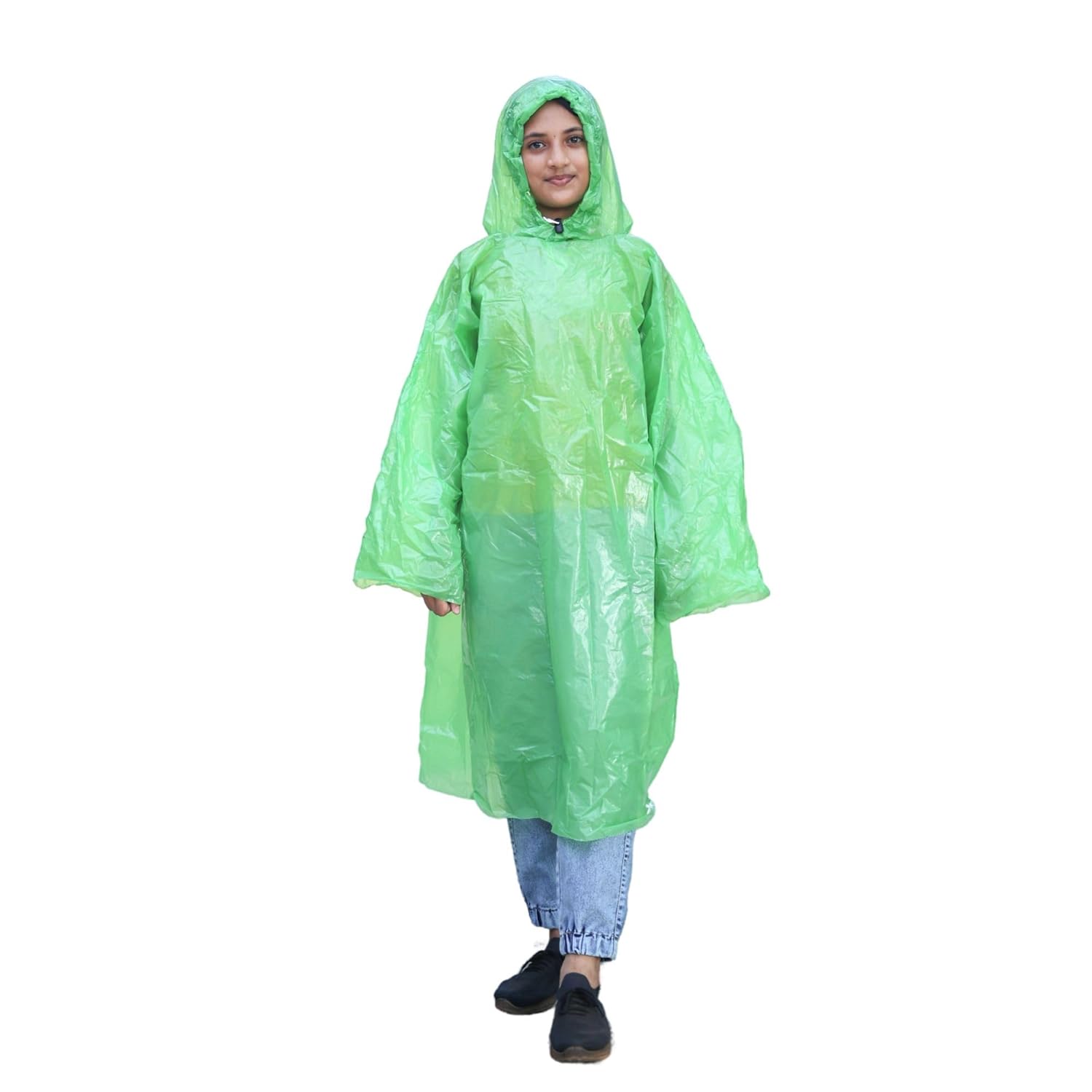 Disposable Rain Poncho with Hood | Clear, One Size Fits Most – Lightweight Waterproof for Travel, Camping, Outdoor Events – Emergency Rainwear for Men & Women Disposable Rain Poncho with Hood | Clear, One Size Fits Most – Lightweight Waterproof for Travel, Camping, Outdoor Events – Emergency Rainwear for Men & Women