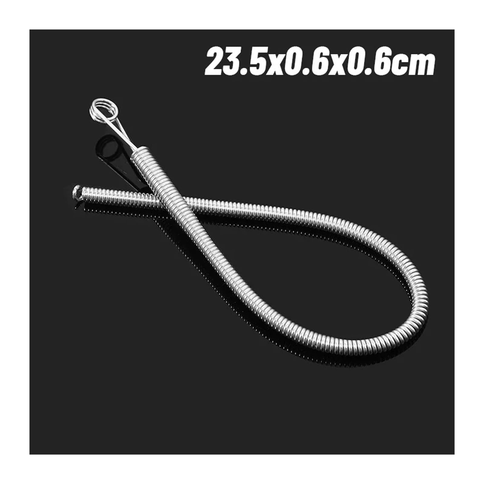 Zacisk sprężynowy do gwintowania ze stali nierdzewnej, srebrny 1/3/5 szt. Sznurki do gwintowania Sznurki do ściągania(20PCS)
