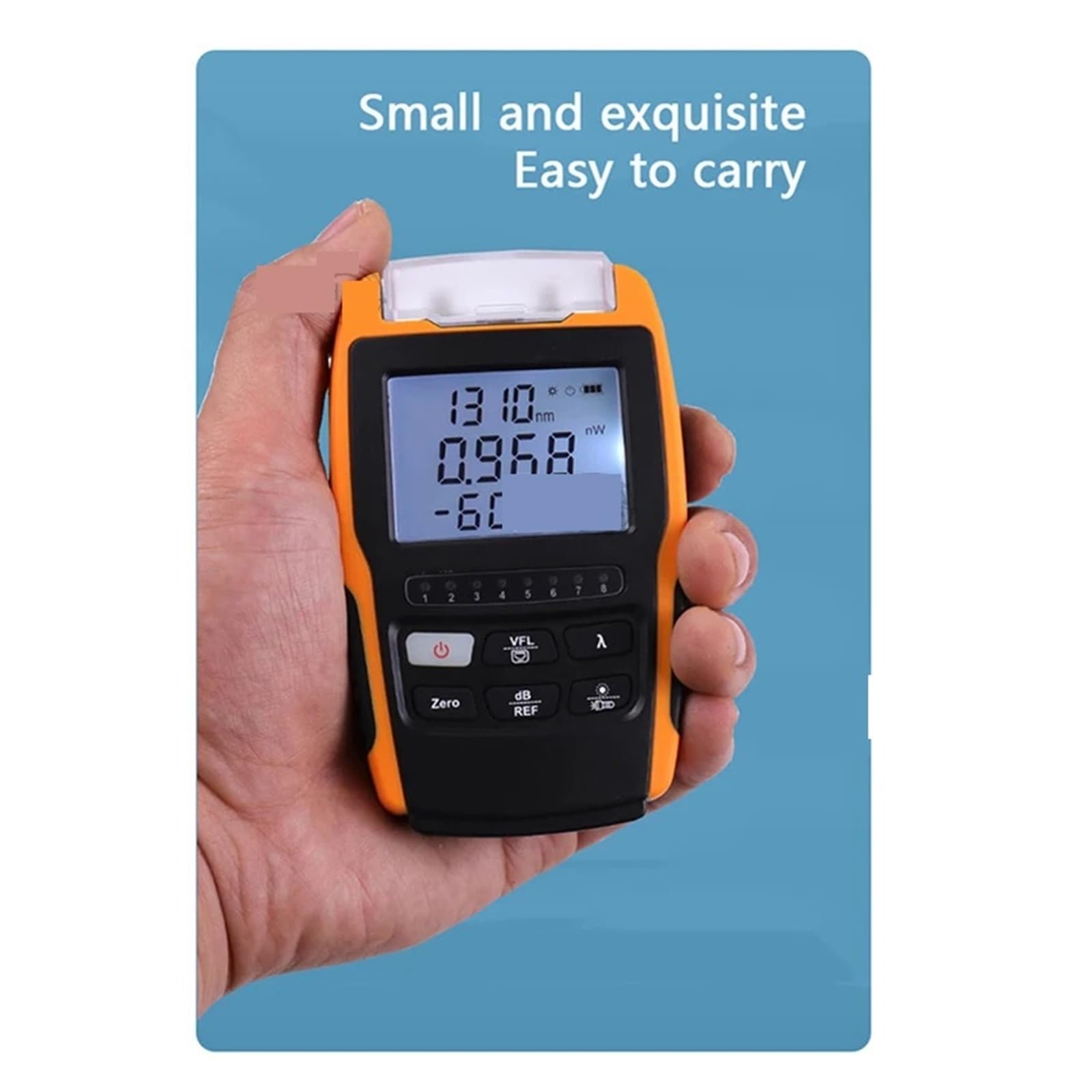 Testeur Fibre Optique Compteur De Puissance Optique Multifonction 4 En 1, Localisateur Visuel Défauts, Test Câbles Réseau, Testeur Fibres Optiques VFL -50 ~ + 26(GK-10V-A2)