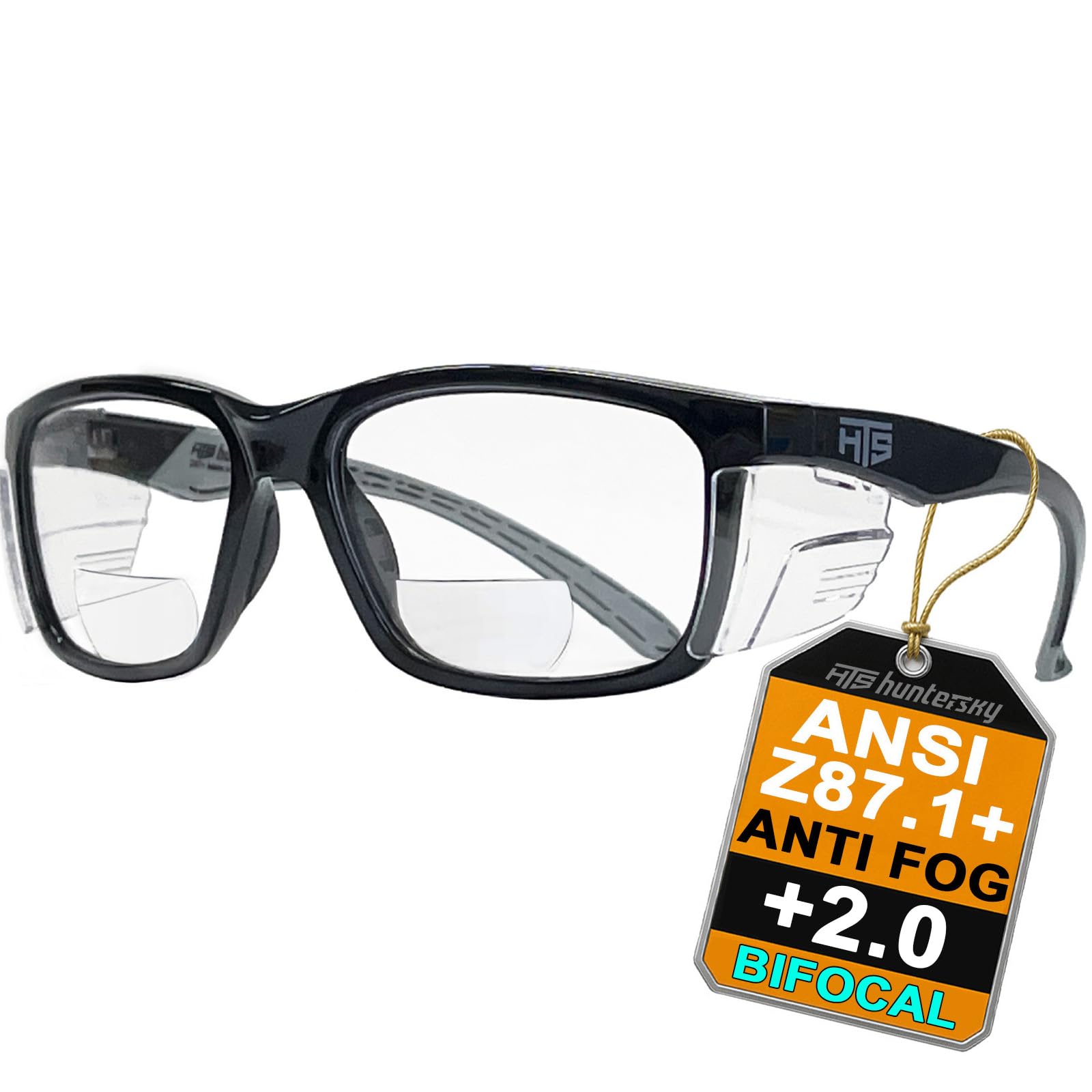 HTS HUNTERSKY Anti-Fog Safety Glasses with Side Shields ANSI Z87.1 — Amazon image 12