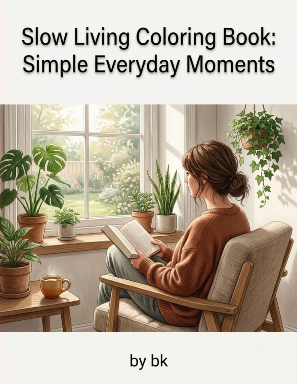 Slow Living Coloring Book for Adults: Simple Everyday Moments for Relaxation & Mindfulness: Cozy Daily Life Scenes, Calm Activities & Stress Relief Designs for Mindful Creativity