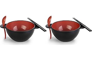 Ozeri Earth Series 6-Piece Plant-Derived Plastic Ramen Bowl Set