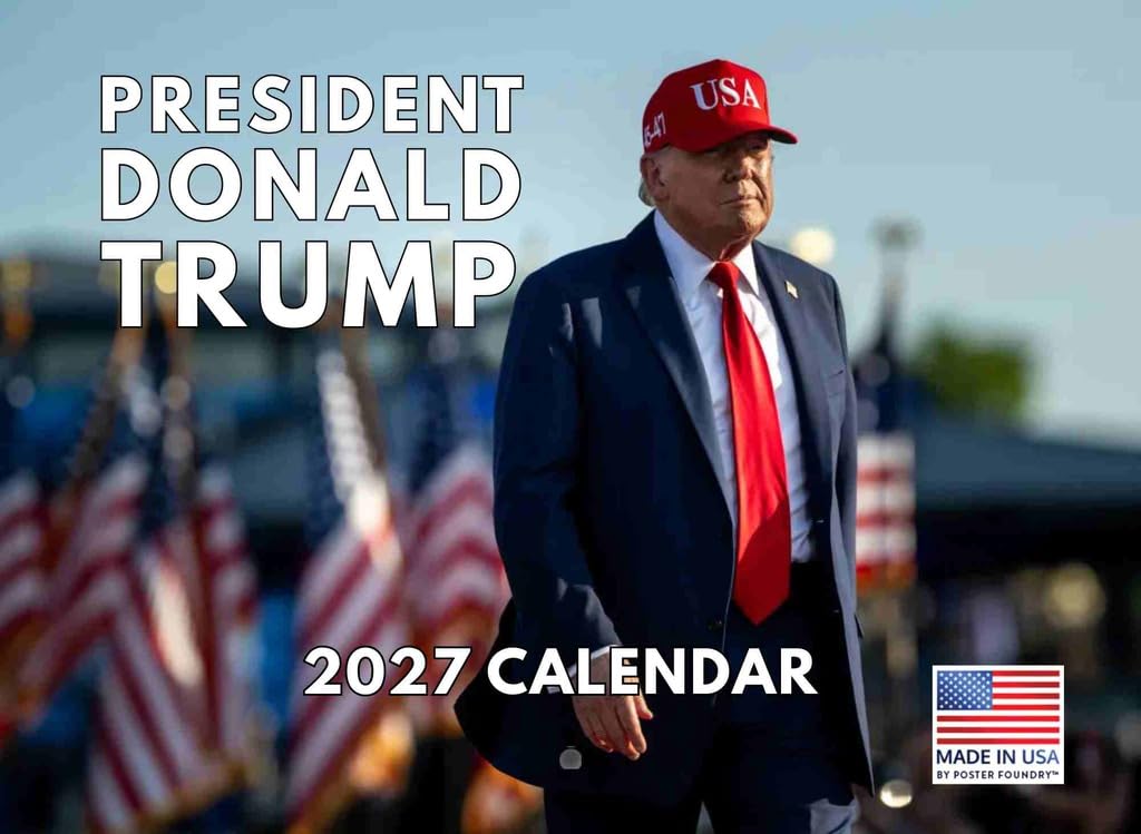 President Trump Calendar 2027 Wall Monthly