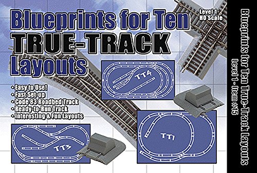 Atlas 15 Blueprints for Ten HO True Track Layouts Booklet