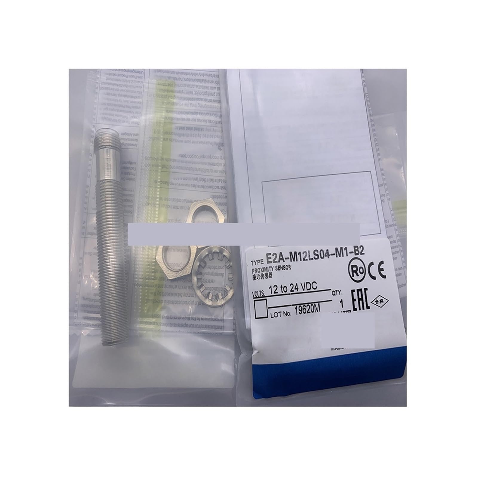 Détecteur de proximité inductif E2A-M12LS04-M1-C1 pour automatisation industrielle M12