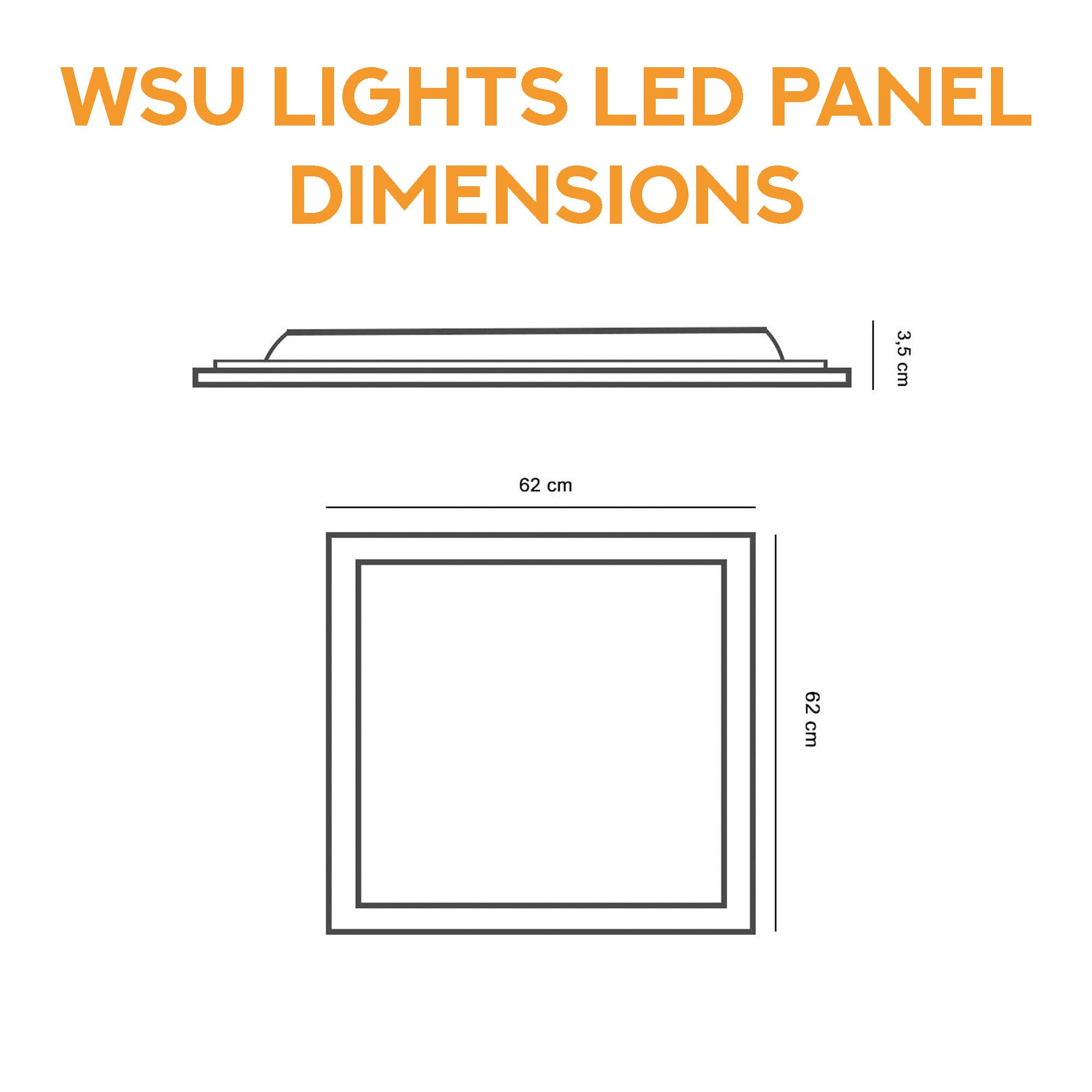 10x LED Panel, Deckenleuchte, 62x62cm, 3200lm, 4000K, 40W, inkl. Trafo, Rasterleuchten, Einlegeleuchte, Büroleuchten (4000K)