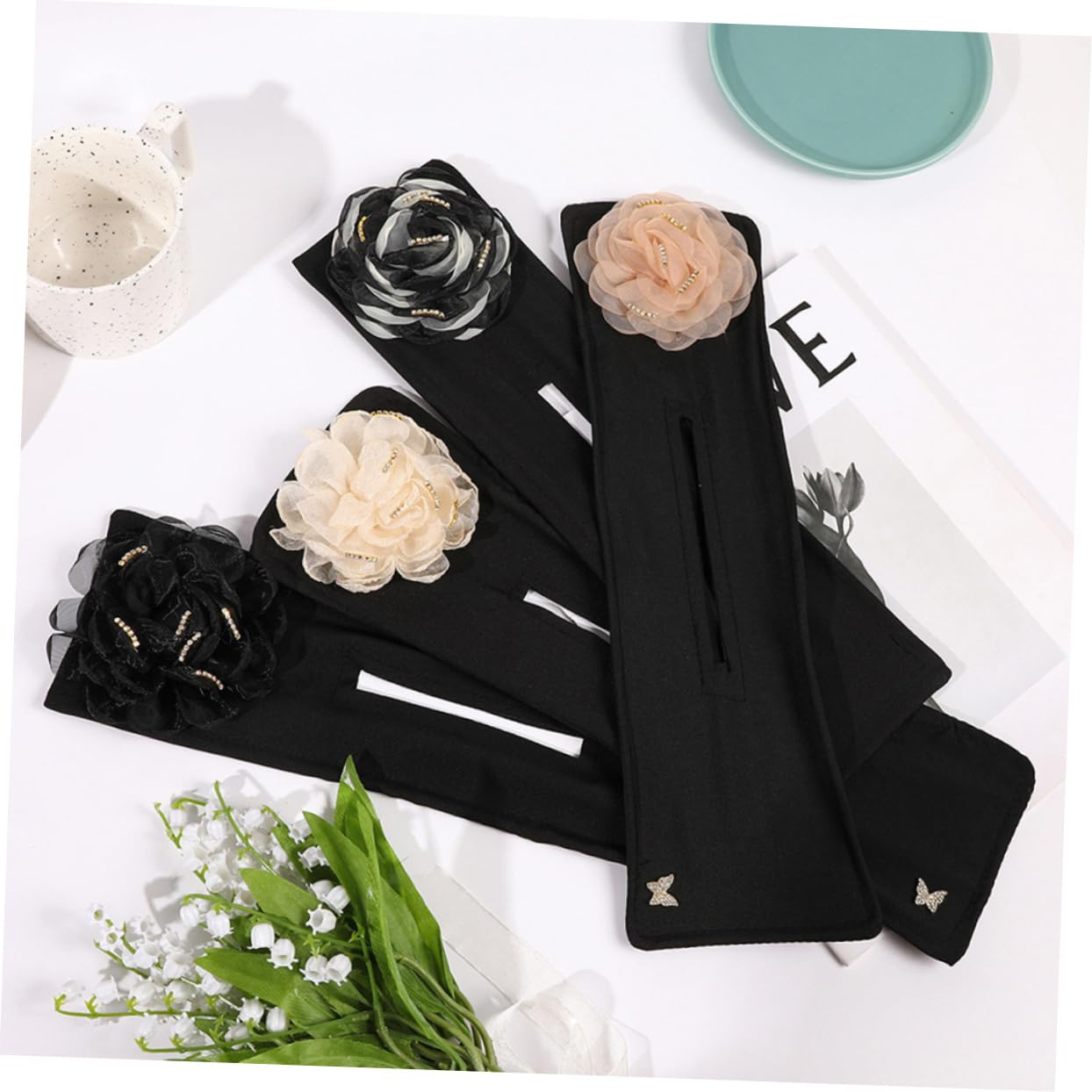 FOMIYES 12piezas Herramienta Para Hacer Moños De Flores Moldeador De Cabello Para Mujeres y Niñas Accesorio Decorativo Para Peinados y Deportes