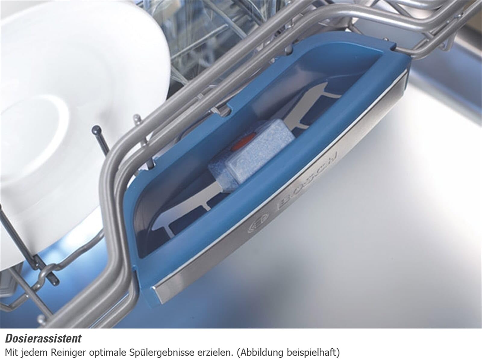 Bosch Lavavajillas SPI2IKS10E Serie 2 parcialmente integrado, F, 45 cm, acero inoxidable, 78 kWh/100 ciclos, 9 MGD, secado extra, cesta para cubiertos Vario, Home Connect