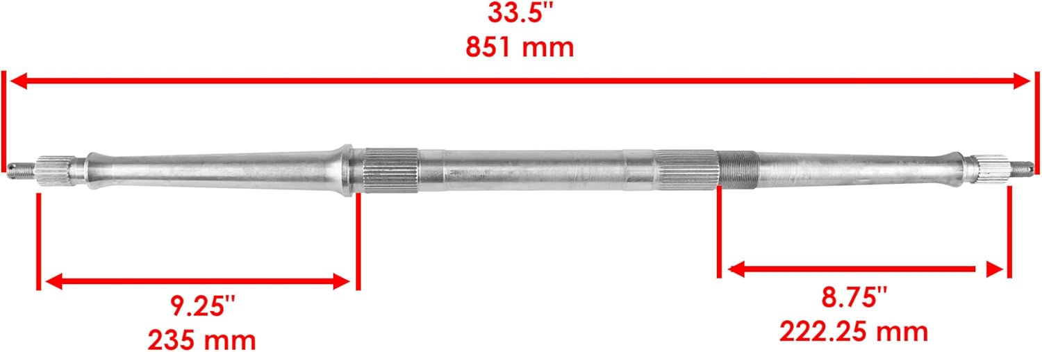 Caltric Rear Axle Shaft Compatible with Yamaha Blaster 200 YFS200 2003 2004 2006