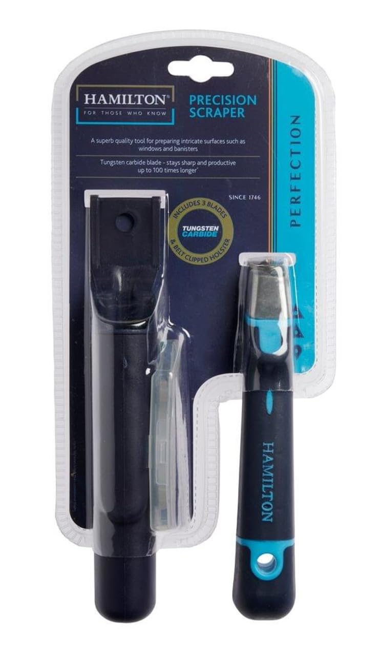Hamilton Perfection Precision Paint Scraper with 3 Carbide Blades and Holster (14588-00)