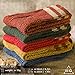 IIG 5 Pairs Women's Vintage Style Thick Wool Warm Winter Crew Socks (Multicolour03)