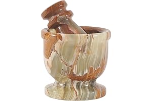 Green Onyx Mortar and Pestle: A Culinary Masterpiece