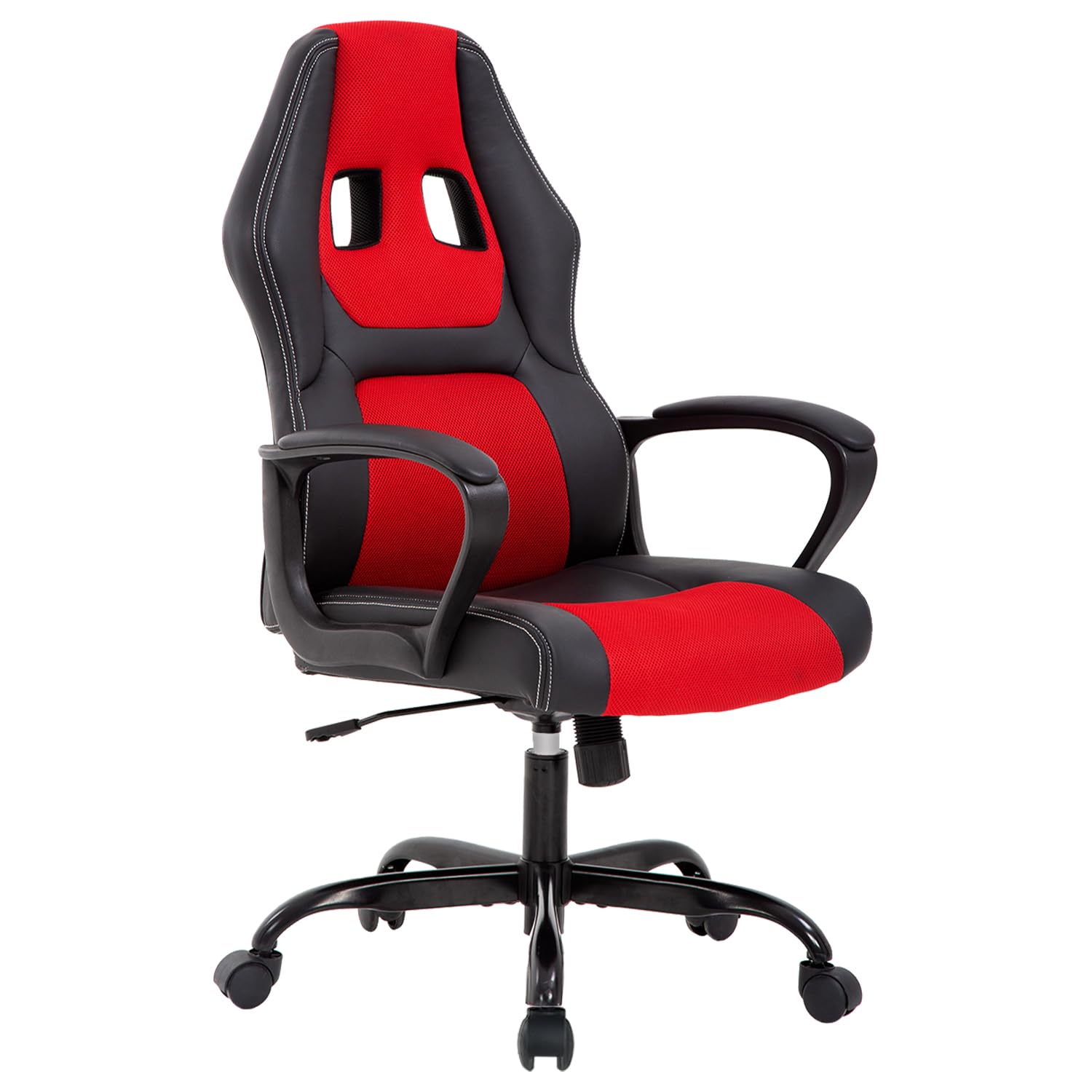 Ruesleag Computer Gaming Chair Office Ergonomic PC Chairs Racing Writing Working High-Back Chair w/Lumbar Support Swivel Executive Desk Chair for