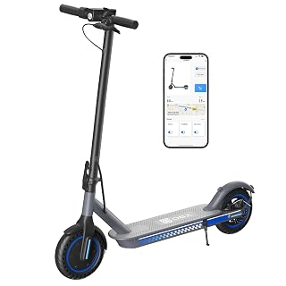Electric Scooter Adults Powerful 350W/500W Peak Motor Portable Foldable 8.5'' Tires E Scooters for Adult Max 15/18/21 Miles Speed APP Control Double Braking with Cruise Control - Amazon product rated Grade A
