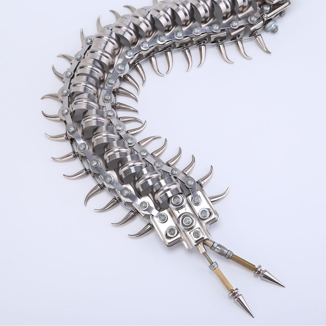 3D Metall Puzzle Insekten, Steampunk Bug Mechanisch Tausendfüßler Modellbausatz, DIY Montageblock Puzzle Geschenk Schreibtischdekoration