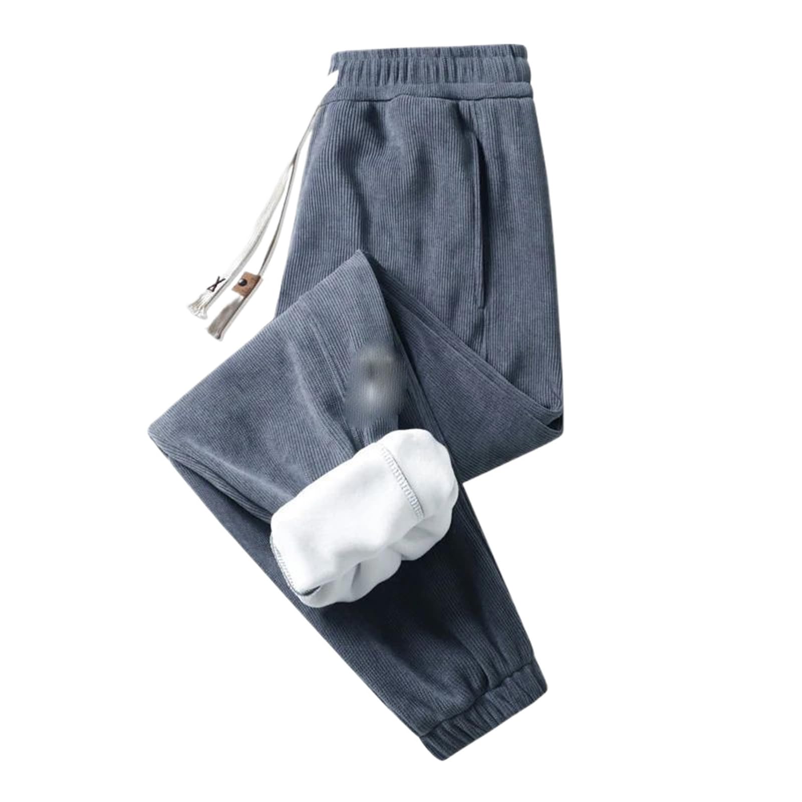 Caldo Pile Pantaloni Casual Inverno Addensare Pantaloni per Gli Uomini Allentati Joggers Pantaloni Della Tuta Y2k In Pile Abbigliamento Uomo Pantaloni