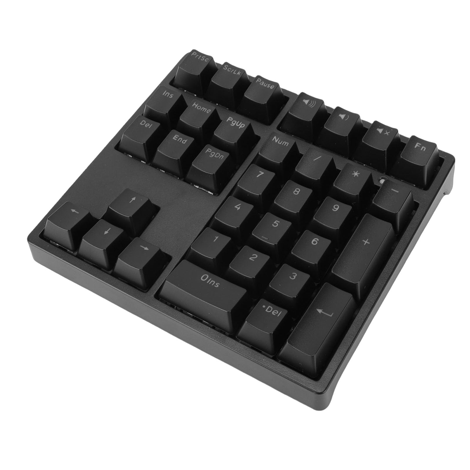 34 Keys Wired Mechanical Number Pad, USB C External Numeric Keypad with RGB Backlit Supports Directional & Shortcut Keys & Numbers for Laptop Desktop PC (Black)-image-14