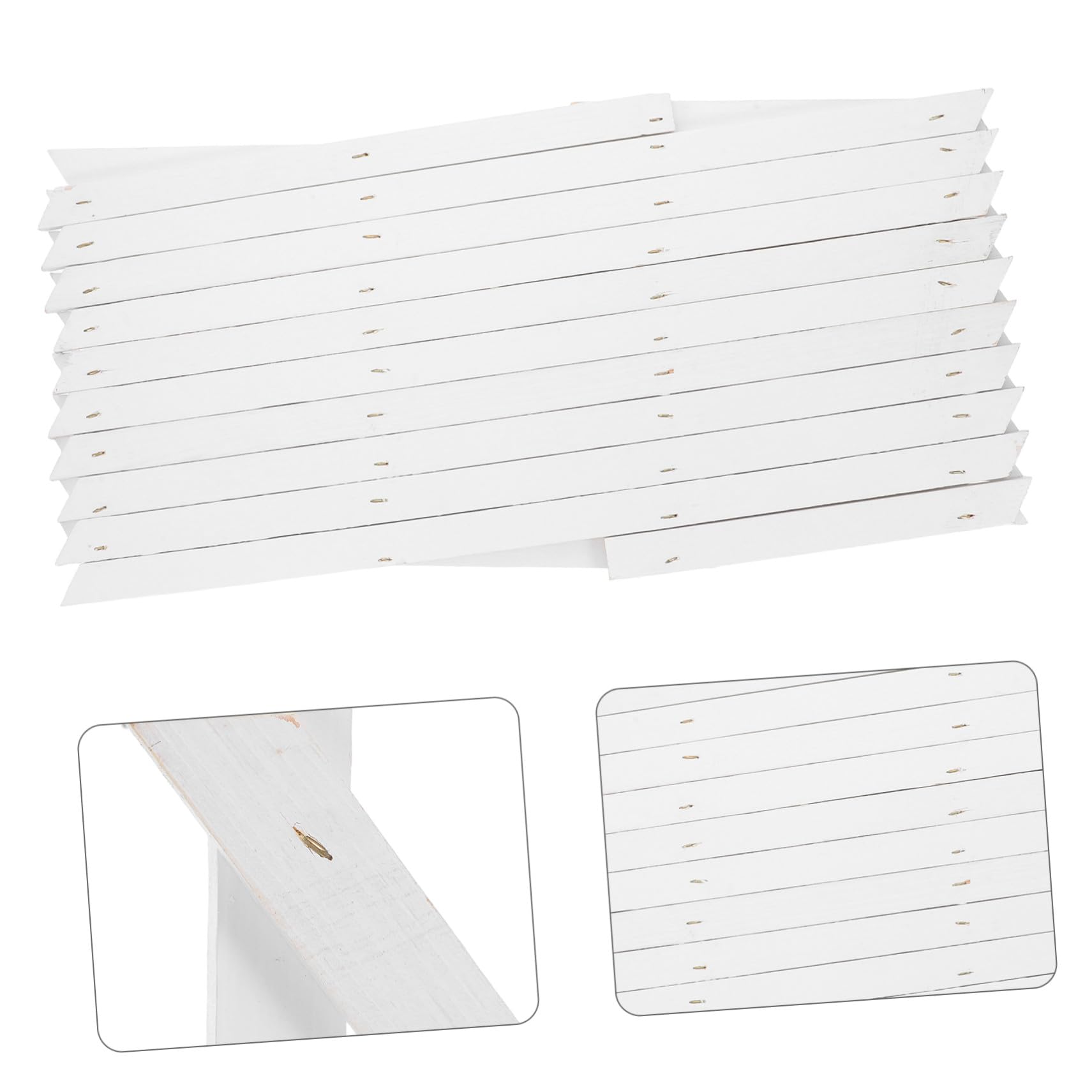 SUPVOX de Madera Ajustable Valla de Color para Plantas Trepadoras Diseño Elegante y Extensible para Interior Montaje en Pared para Jardín o Terraza