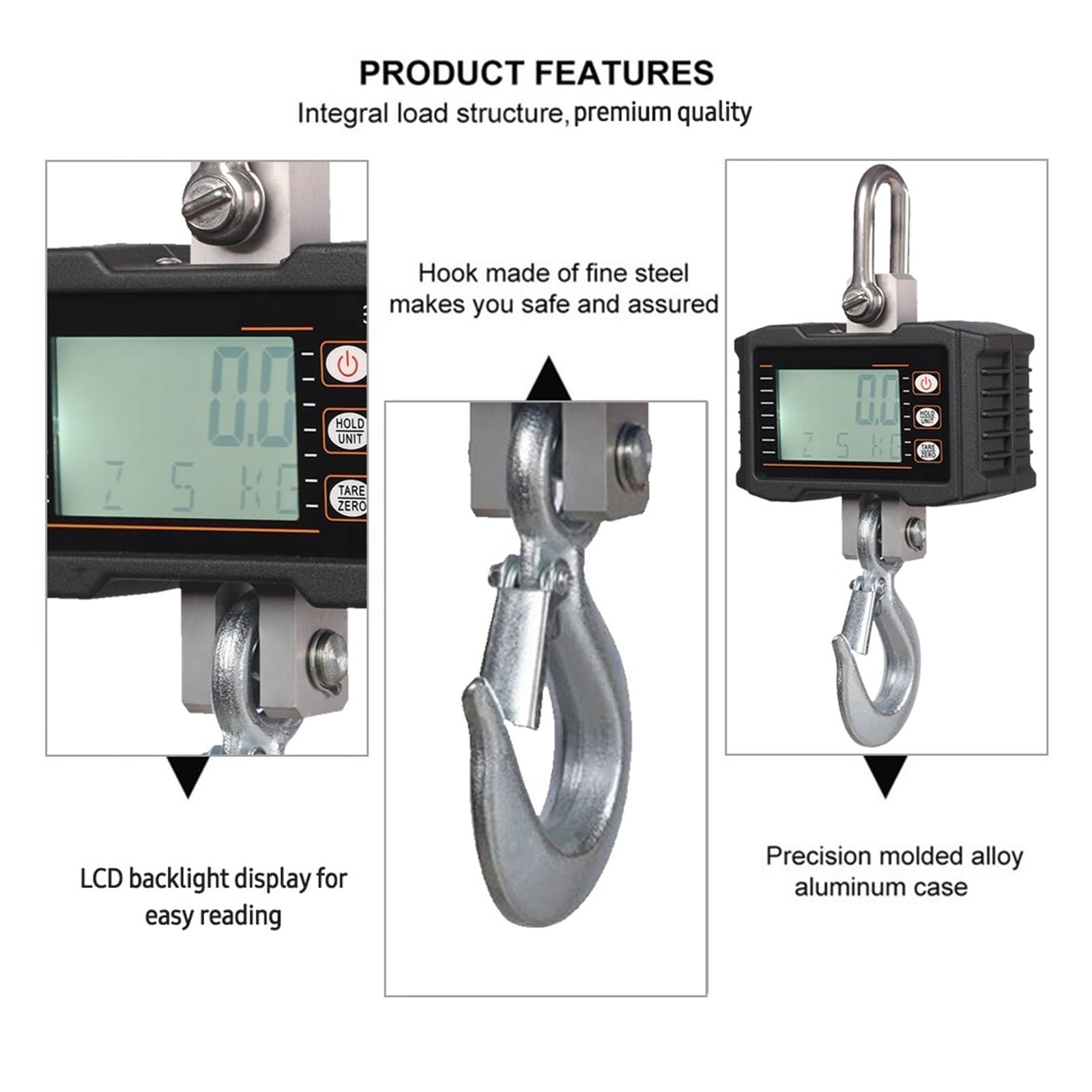Bilancia A Gru LCD 300/1000/1500/2000 KG Bilancia Sospesa - Foto 6