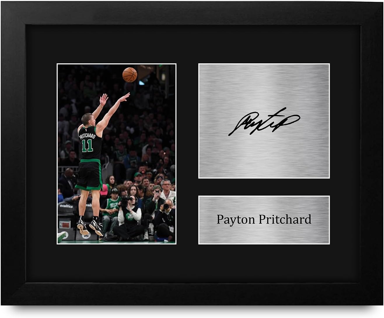 HWC Trading Payton Pritchard Framed Gifts Printed Signed Autograph Picture for Basketball Memorabilia Fans - US Letter Size