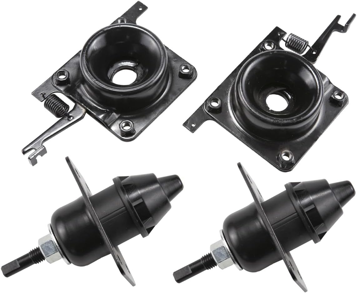RLB-HILON Hood Release Latch Compatible with Volvo VN VNL 2004 to 2018 Year, for 20498998 20565619 8074938, 4PCS Upper & Lower Hood Latches, for Driver and Passenger Side