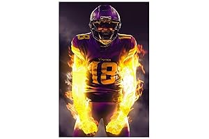 TATBUL Justin Jefferson Canvas Poster