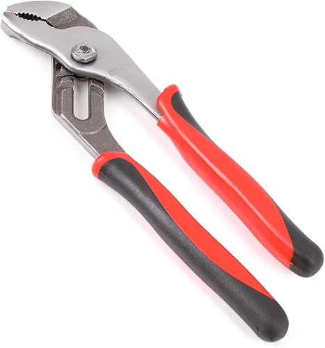 Miniatura 6 de DNA Motoring TOOLS-00074 - Alicates para juntas de ranura de 8 pulgadas, alicates endurecidos con dientes tratados térmicamente, agarres de PVC,