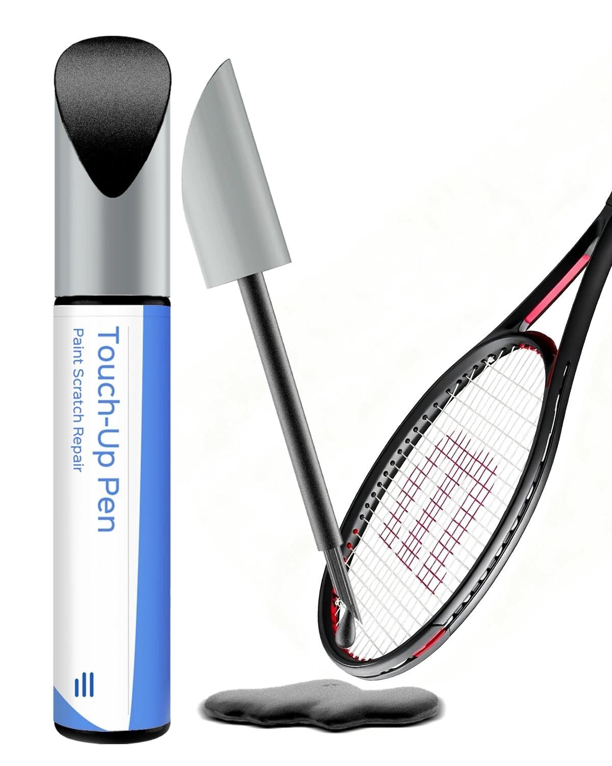 Pennarello nero per racchetta da tennis Wilson – Riparazione graffi e rinnovamento del colore