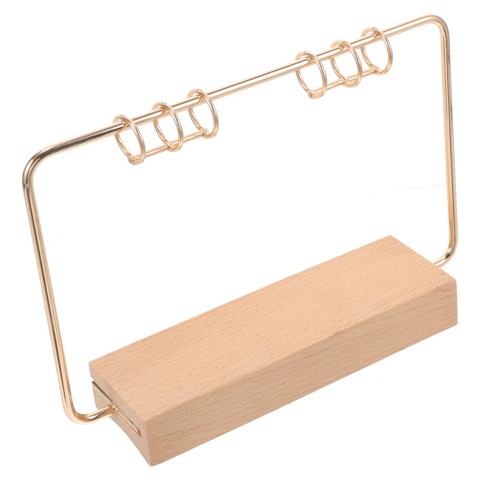 VILLCASE 5sätze Tischkalender Ständer Mit Eisenhalterung Eleganter -kalender Für Büro Stabiler Kalenderhalter Mit Runder Eisenstruktur Und Ringbindern Dekorativer Kalenderständer Für