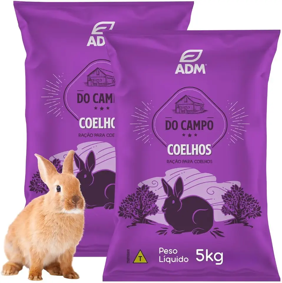 DO CAMPO Ração Para Coelhos Kit 2 Unidades 5kg