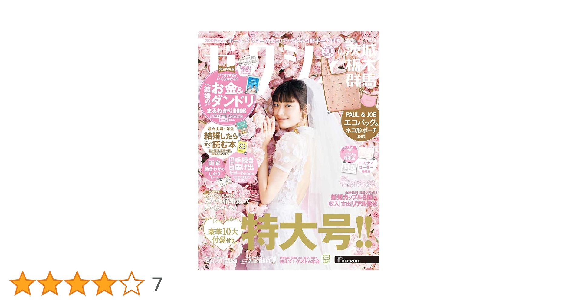 ゼクシィ茨城栃木群馬 2023年 6月号 【特別付録】PAUL & JOEエコ