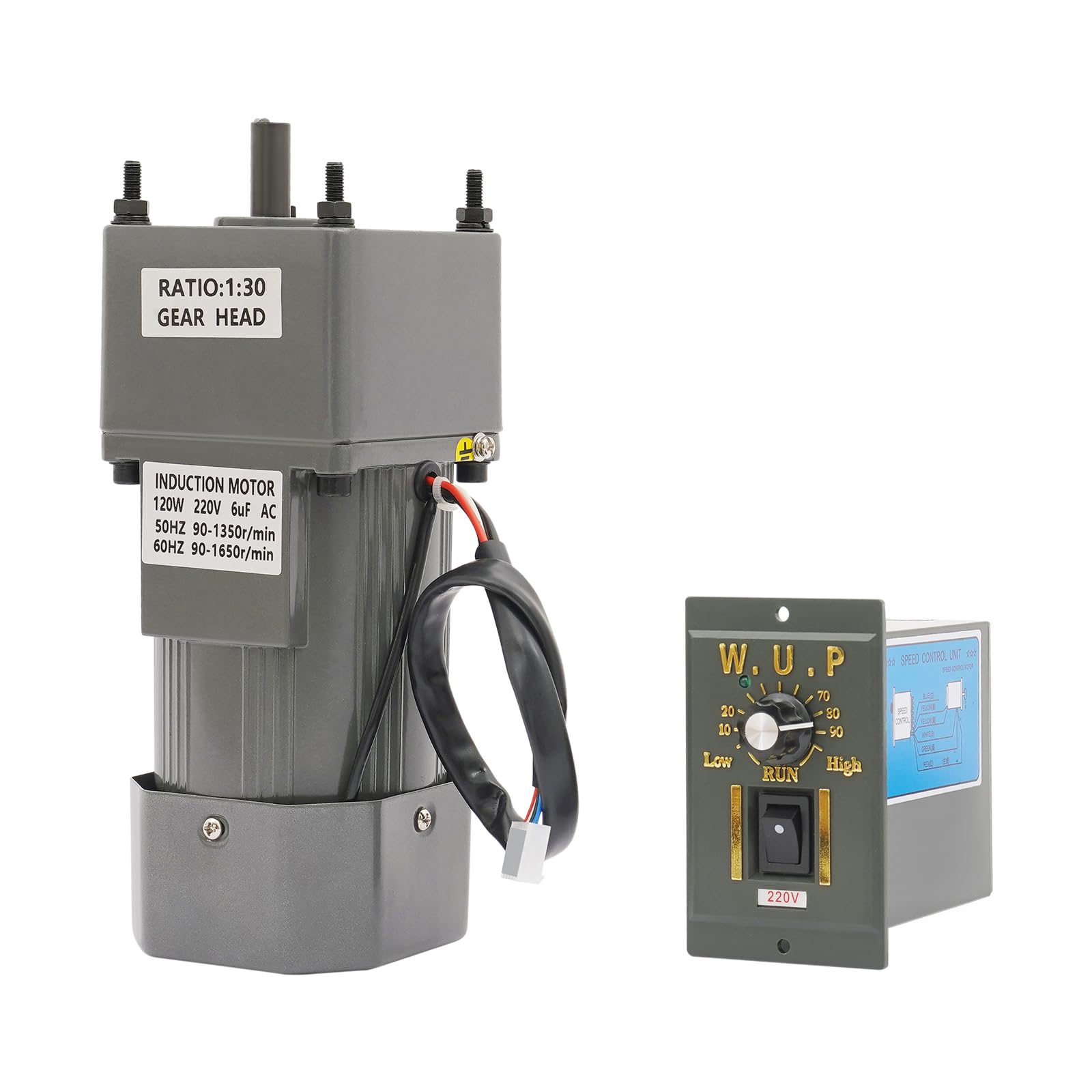220V & 120 W Elektrischer Getriebemotor mit Variabler Drehzahl
