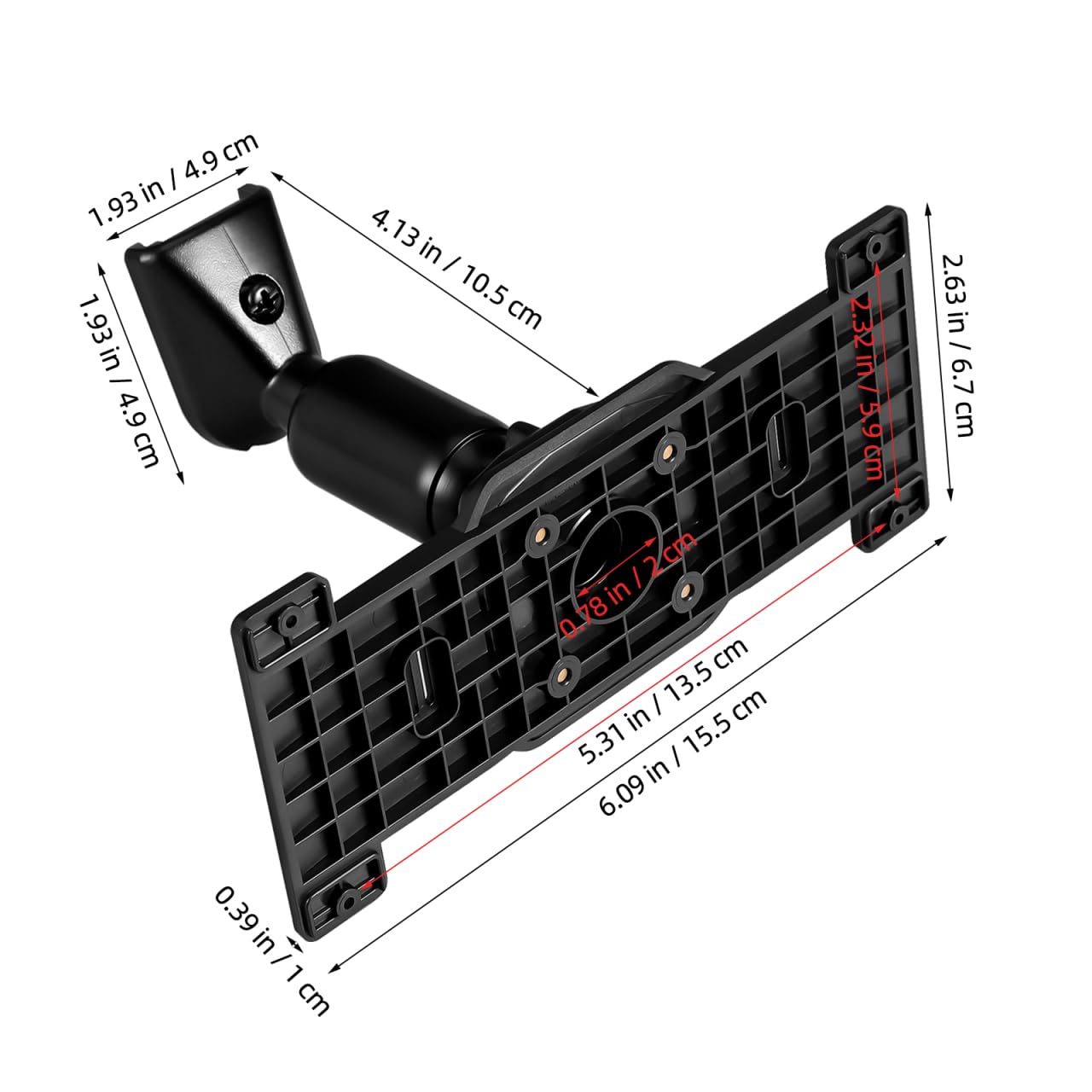 Angoily Pannello Retrovisore Specchio Braccio Di Staffa Dashboard Camme Braccio Di Supporto Per Auto Dvr Invece Di Cinghie