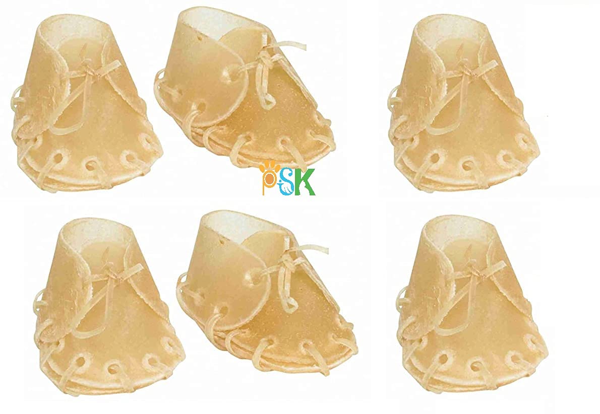 PSK PET MART Calcium & Rawhide Snack Chewing Shoes for Dogs and Puppies 3 inches White (Pack of 6) (B09C6BCDKJ) Amazon Price History, Amazon Price Tracker
