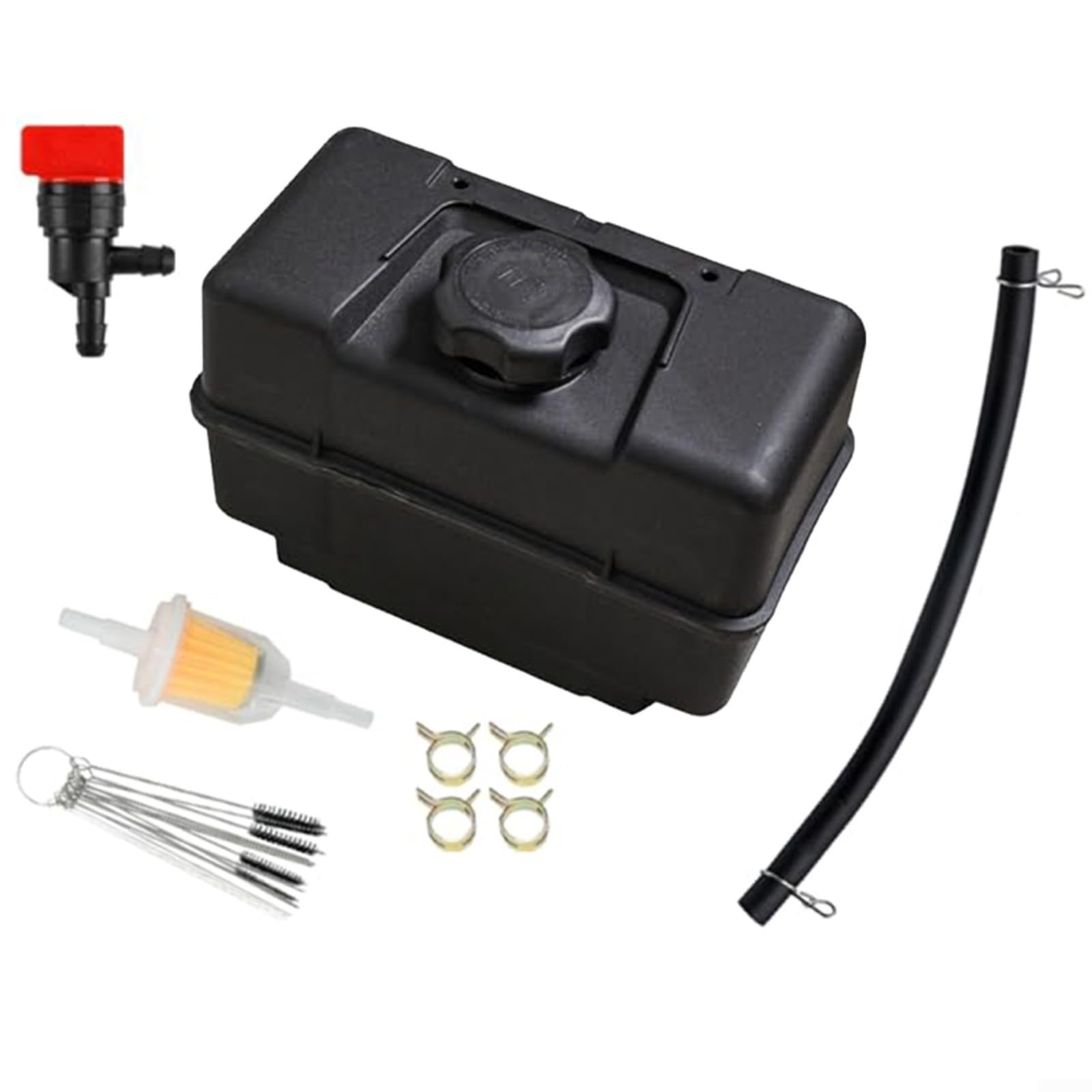 1 Set Tappo Serbatoio Carburante Kit Per 691993 49337 490572 490579 Motori Con Valvola Linea Morsetti Filtro Plastica Rasaerba Spazzaneve Giardino