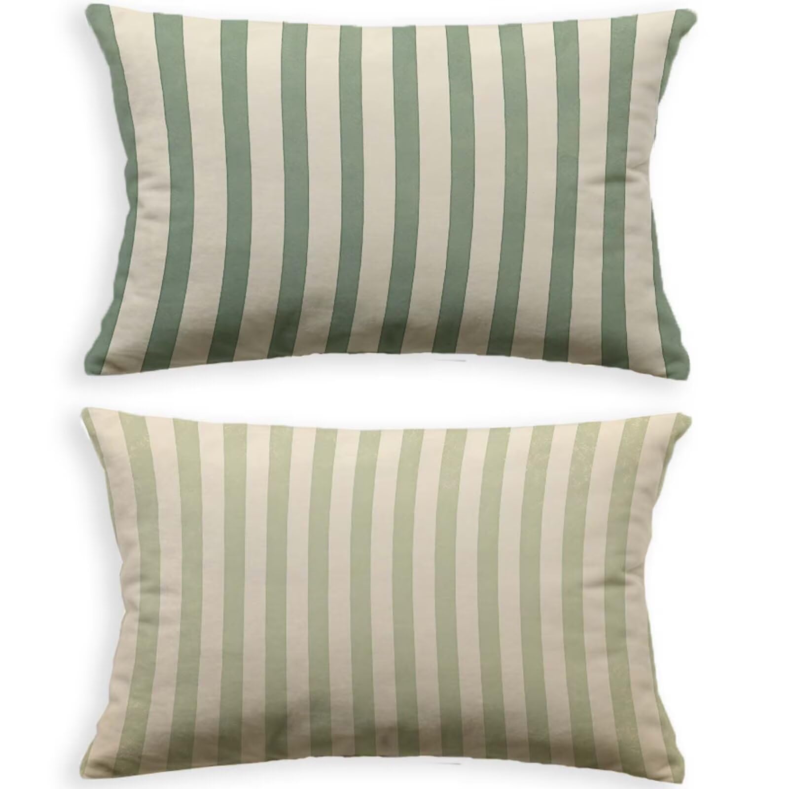 Taie oreiller 80x100cm vert en velours noble avec fermeture éclair invisible haut de gamme