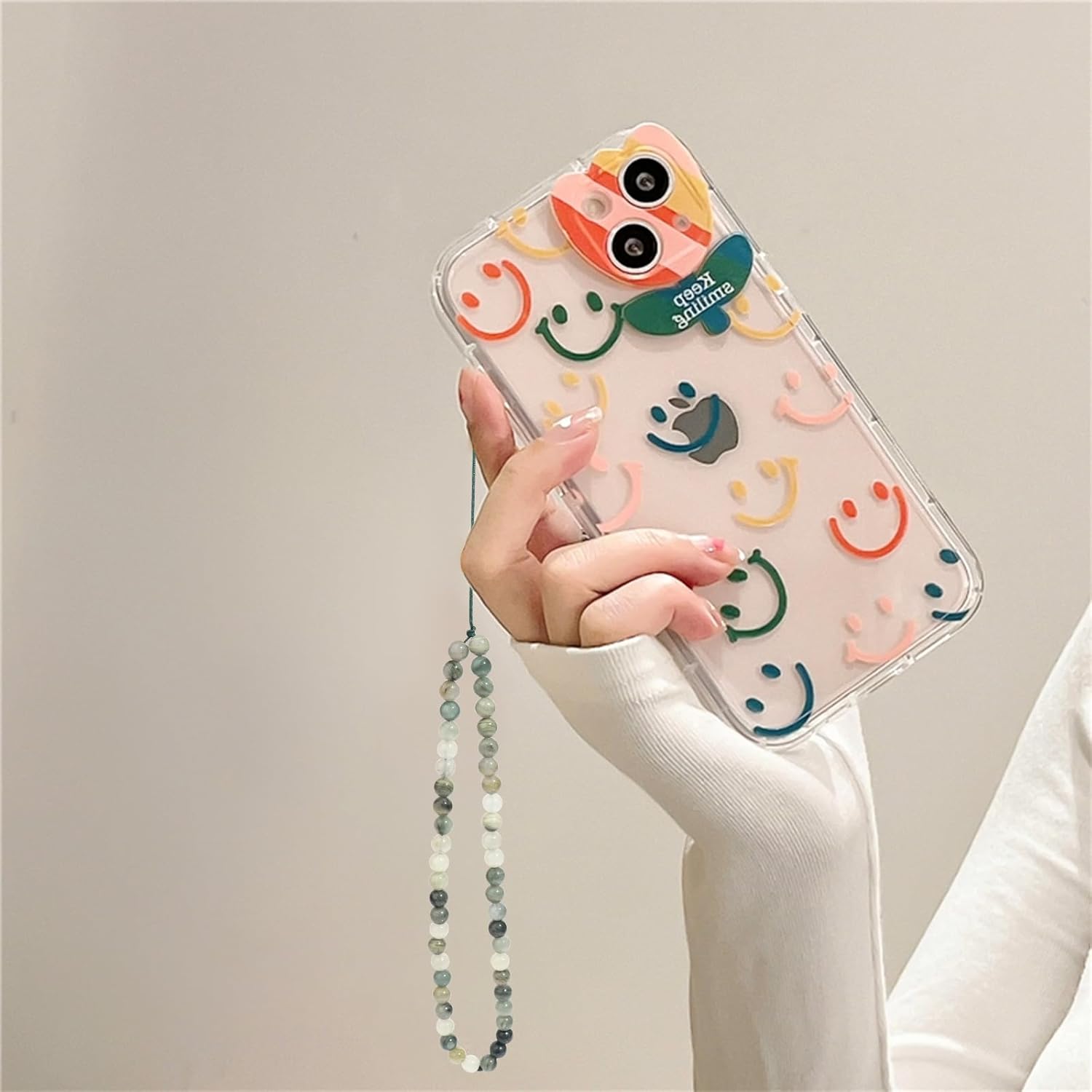 Semi-Precious Gem Stones Beaded Phone Charm Cell Phone Lanyard Wrist Strap Handmade Natural Gemstone Phone Chain string - Image 6