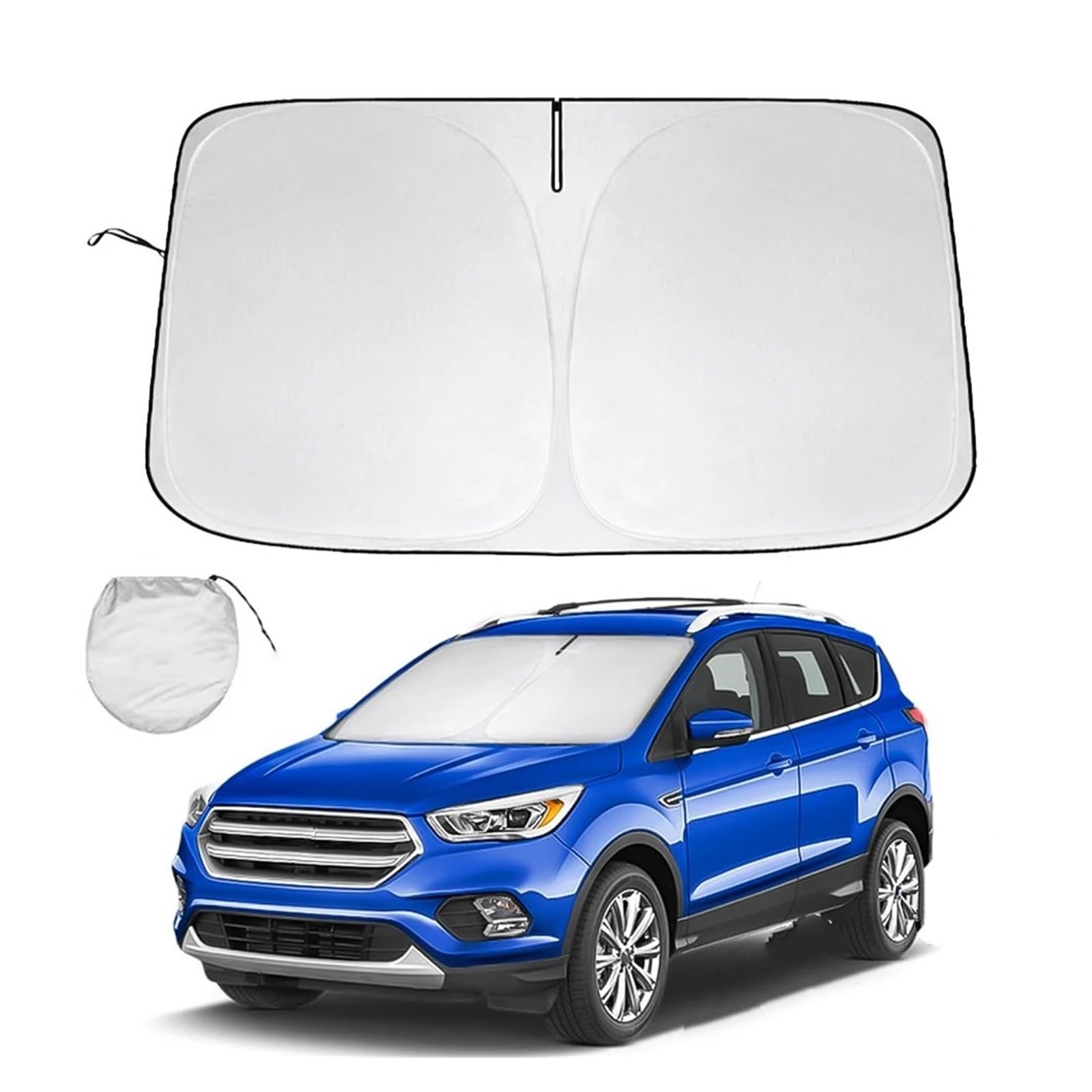 Auto Parasole Auto Parabrezza Parasole Pieghevole Visiera Parasole Per Ford Per Kuga 1 2 3 2008 2009 2010 2011 2012 2013-2015 2016 2017 2018 2019 2020 2021 2022 Visiera parasole auto
