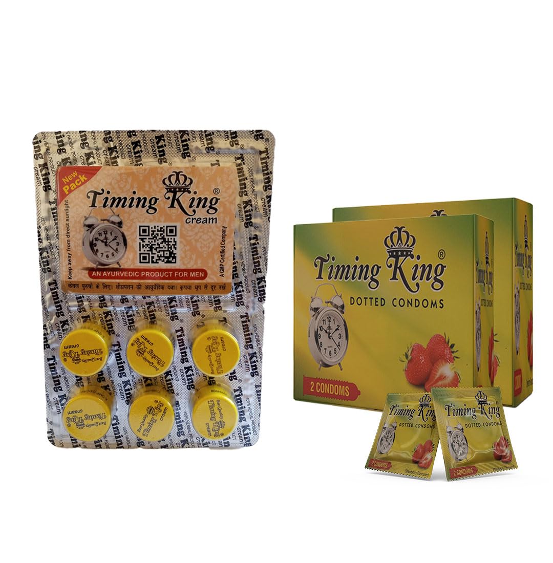 TIMING KING CONDOM 1 WALLET AND TIMING KING CREAM COMBO PACK-image-3