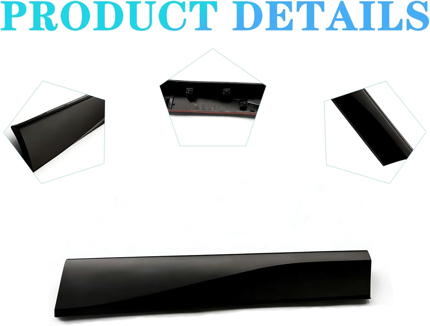 Left Rear Door Moldings for Cadillac Escalade Gmc Yukon 2015-2020 Rear Left Side Lower Door Trim Molding 91112SG152