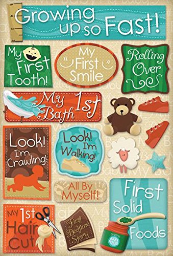Karen Foster Design Acid And Lignin Free Scrapbooking Sticker Sheet, Growing Up #TOP2