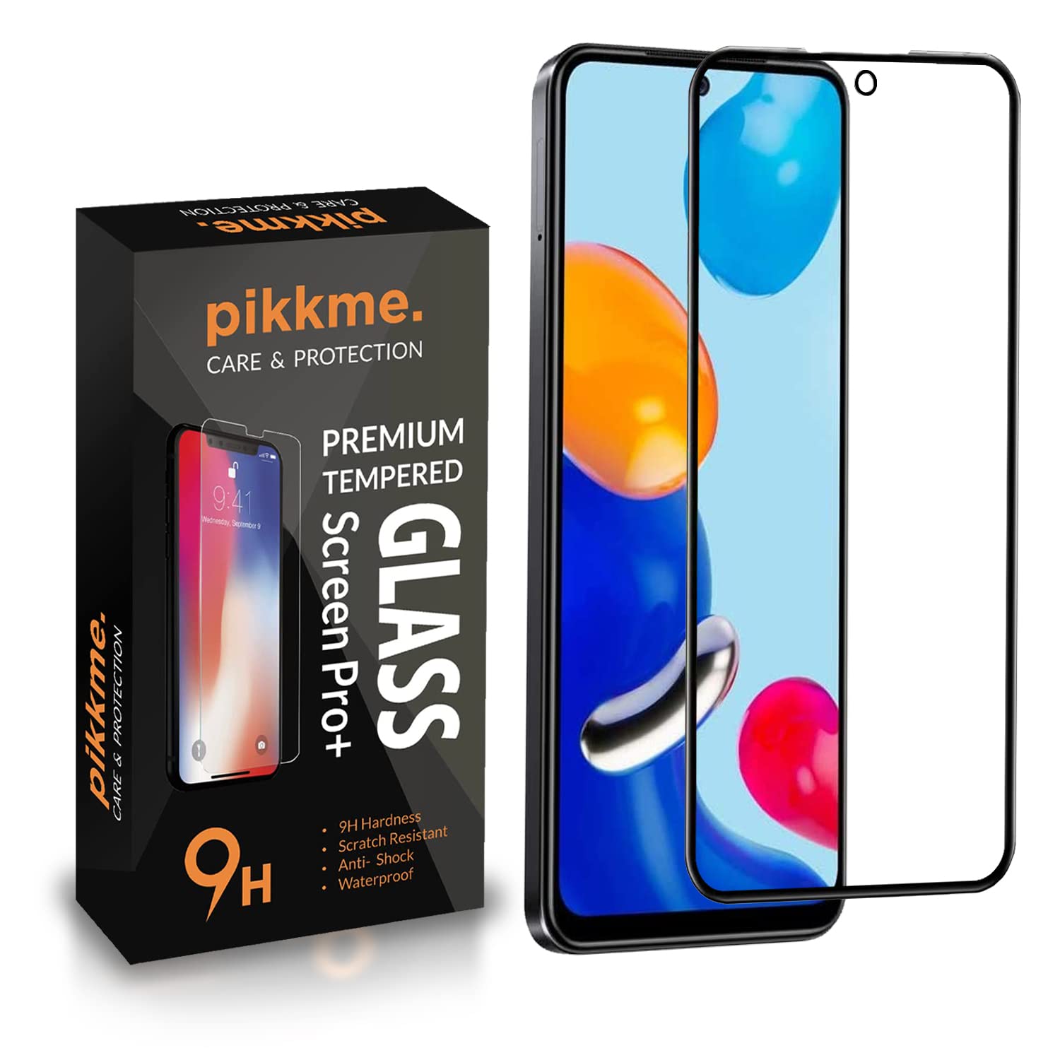 Pikkme Tempered Glass Screen Protector for Redmi K50i 5G / Redmi Note 11T 5G / Poco M4 Pro 5G Edge to Edge Coverage with Easy Installation kit Black (B0BSTZXSY4) Amazon Price History, Amazon Price Tracker