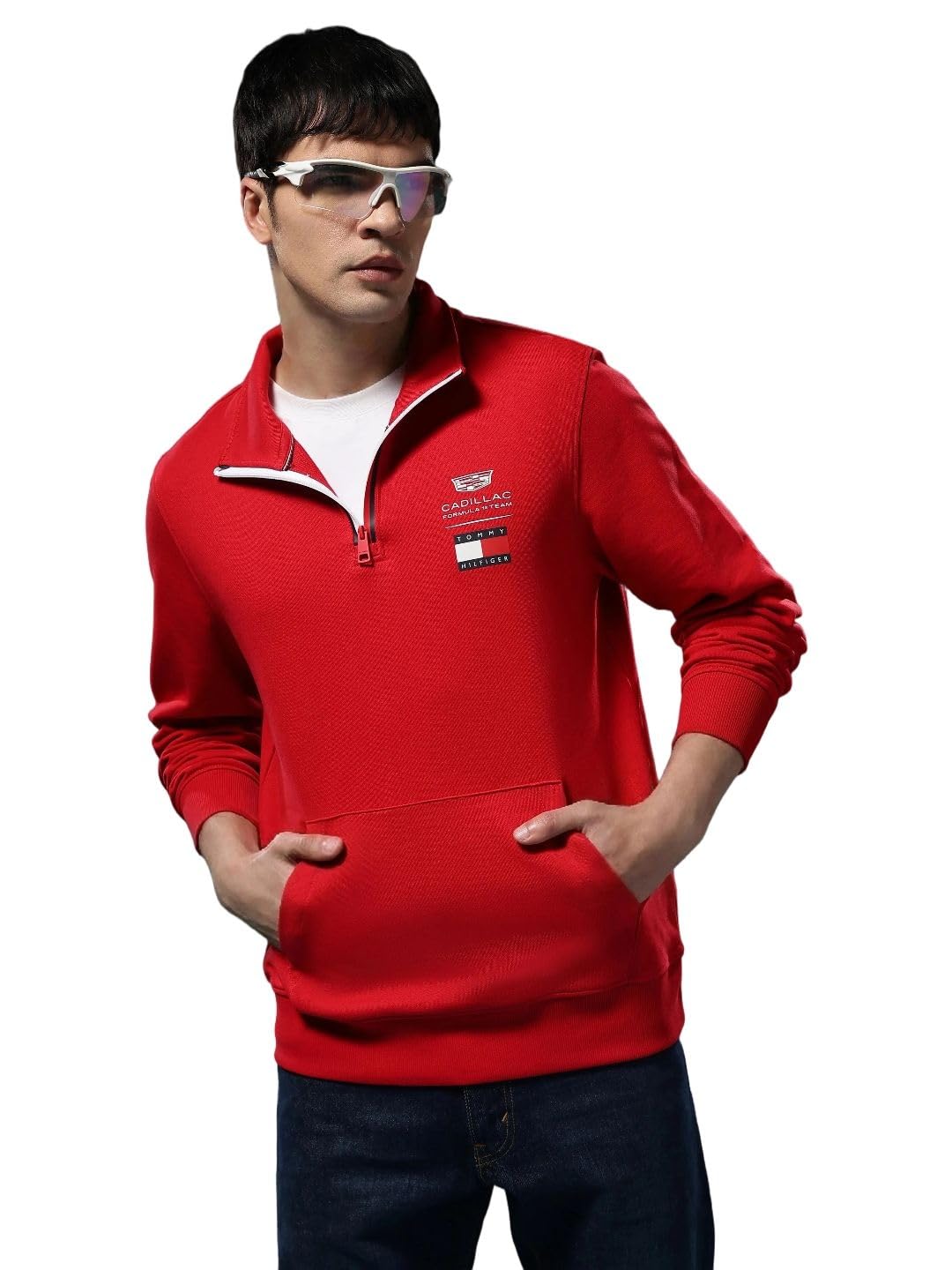 tommy hilfiger F1 Cadillac Logo Regular fit Cotton Sweatshirt-picture-21