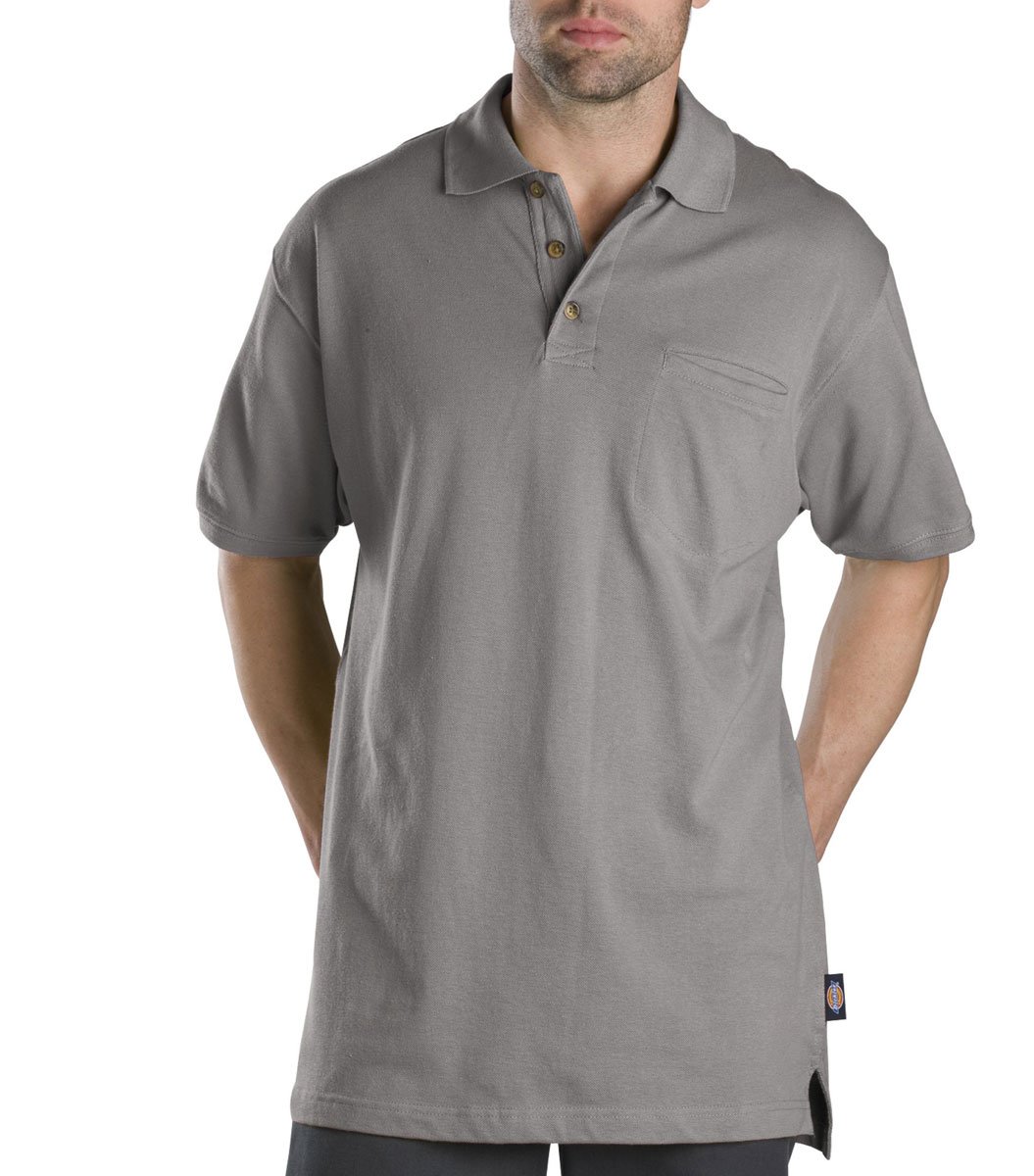 Dickies Men's Big Short-Sleeve Mini-Pique Polo Shirt