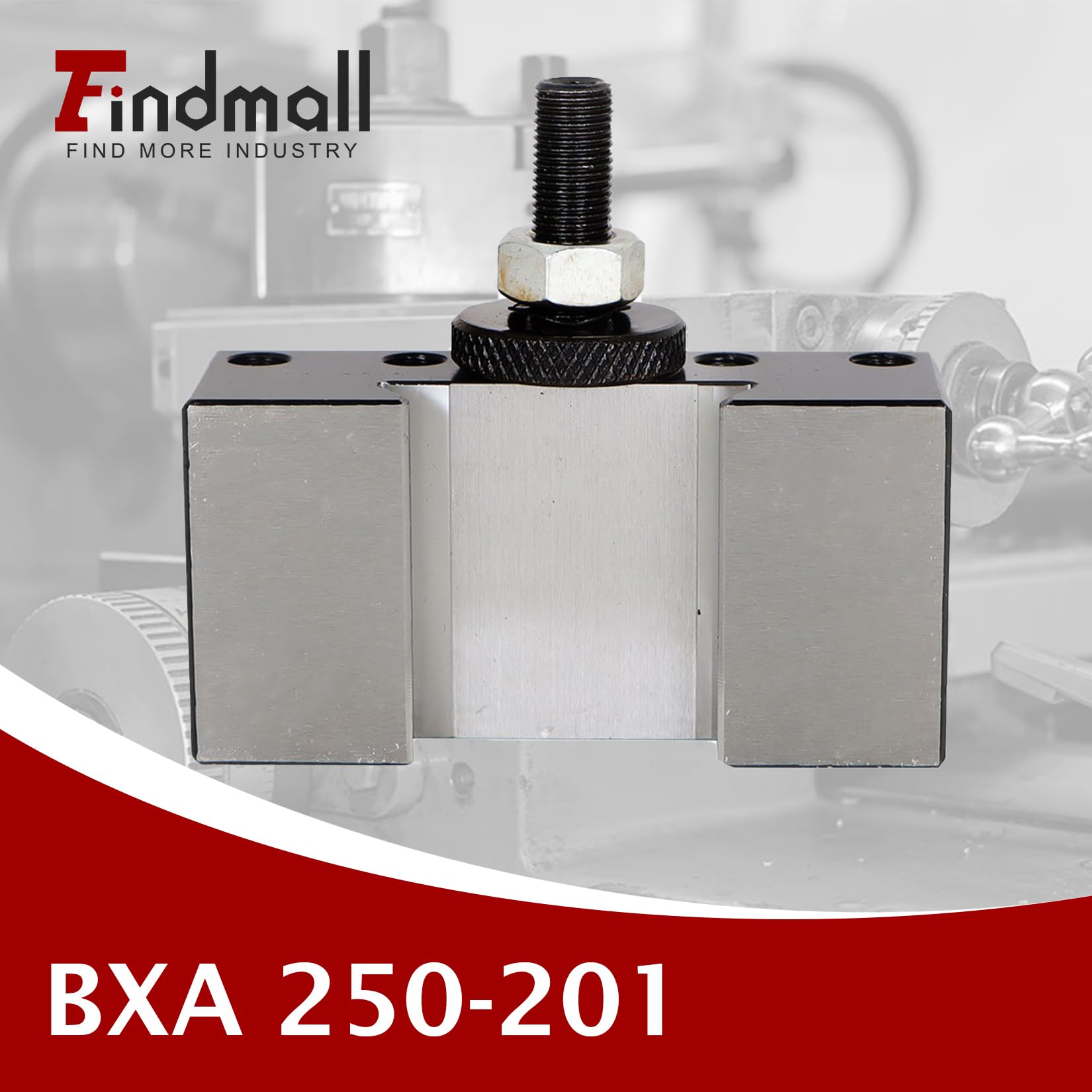 findmall BXA #1 250-201 Quick Change Tool Post, Turning Facing Tool Holder — Amazon image 4
