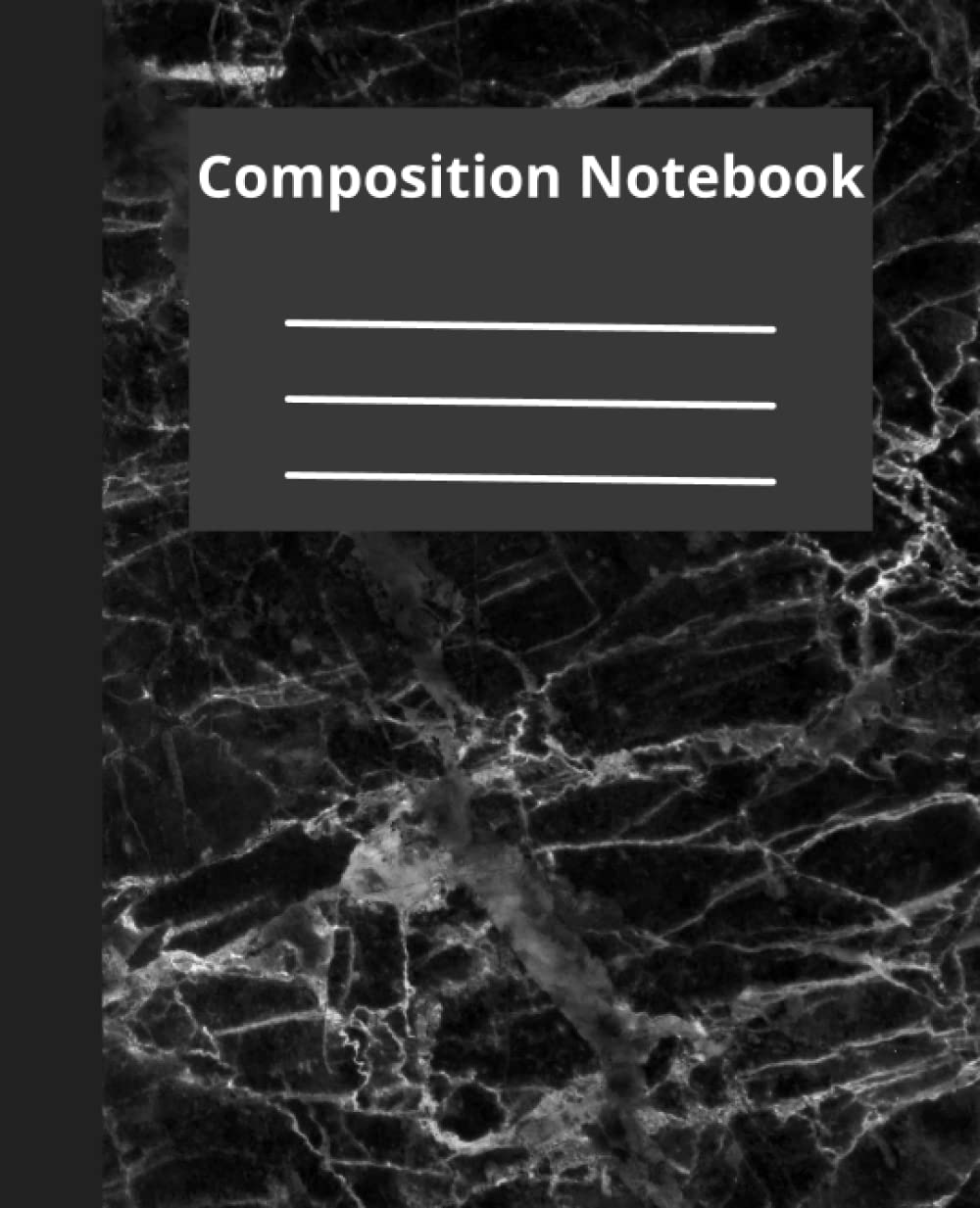 Black and White Marble Composition Notebook 200 Page: Black and White Composition Notebook, Marble Composition Notebook, Composition Notebook, Black and White Marble