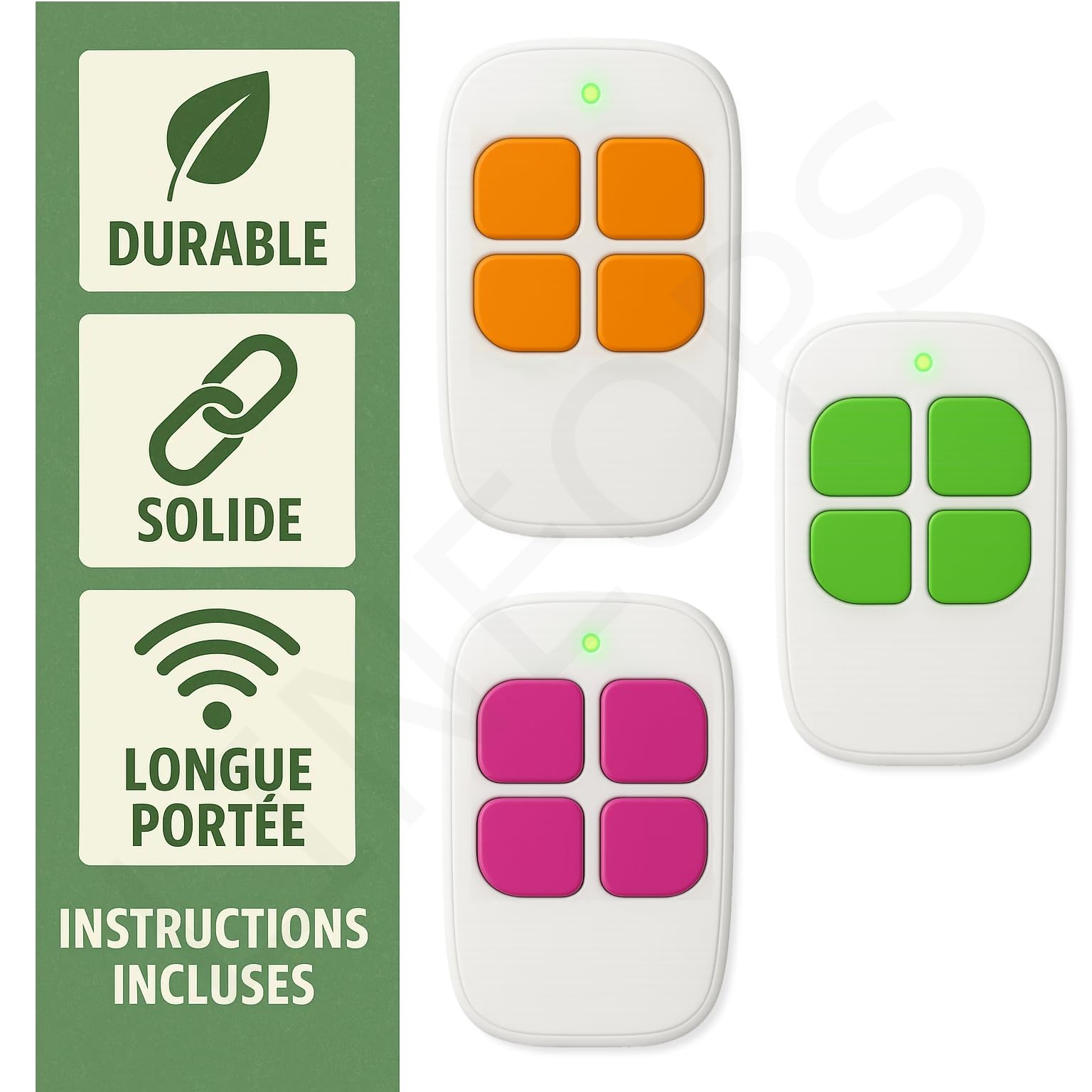 2 Telecomandi Per Porte Da Garage AAM0094 - 4 Canali 433,92 MHz Con Rolling Code, Garanzia 3 Anni - Foto 9